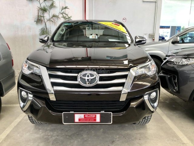 Bán Toyota Fortuner 2.4G 2017, màu nâu,  giá tốt - Toyota Đông Sài Gòn - CN Nguyễn Văn Lượng0