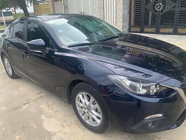 Bán Mazda 3 2017, màu xanh lam, xe gia đình0