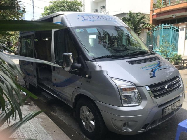 Bán Ford Transit Luxury đời 2014, màu bạc0