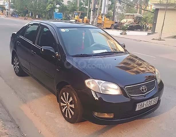 Cần bán lại xe Toyota Vios 1.5G đời 2004, màu đen, giá 142tr