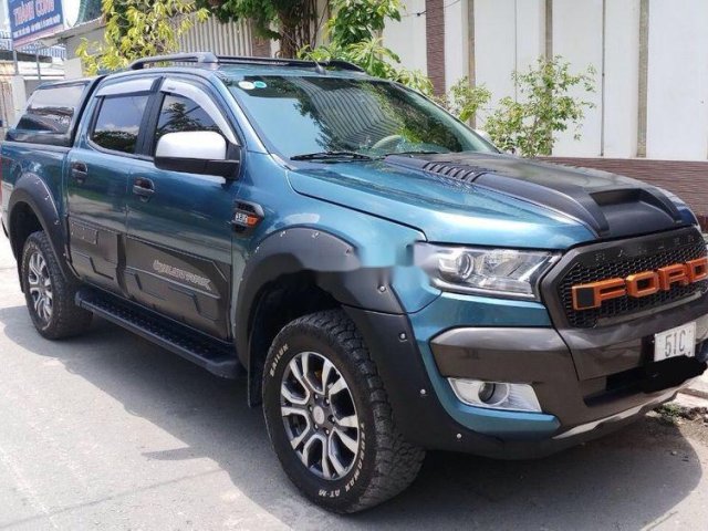 Cần bán Ford Ranger đời 2016, màu xanh lam, nhập khẩu nguyên chiếc