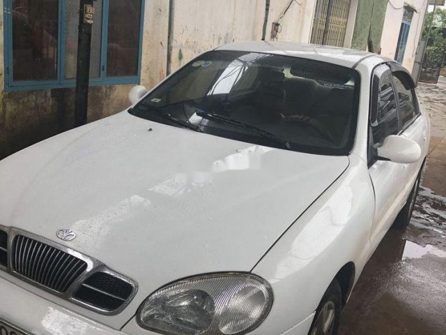 Bán Daewoo Lanos MT đời 2003, màu trắng, giá 59tr