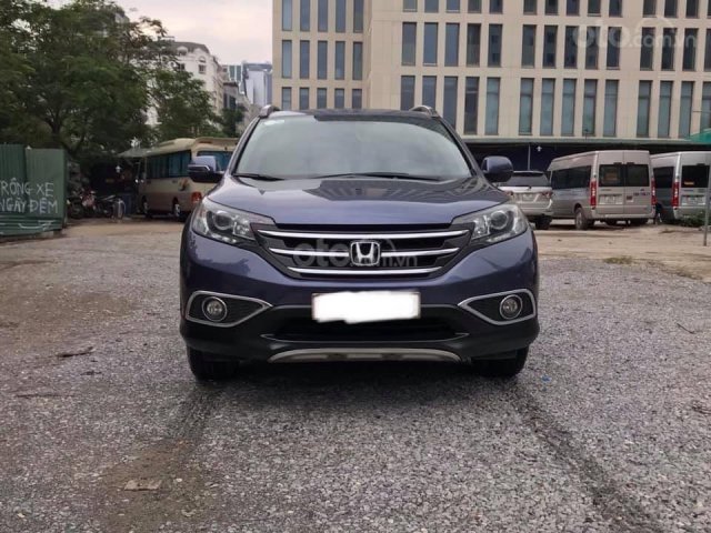 Cần bán xe Honda CRV đời 2013, màu xanh lam, hỗ trợ trả góp đến 70%0