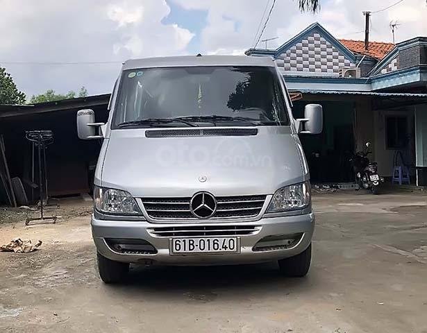 Bán Mercedes Sprinter đời 2005, màu bạc, xe gia đình 0