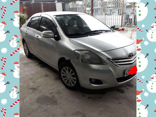 Bán Toyota Vios sản xuất năm 2013, màu bạc xe nguyên bản0