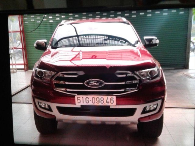 Cần bán lại xe Ford Everest năm 2018, màu đỏ, xe nhập chính hãng