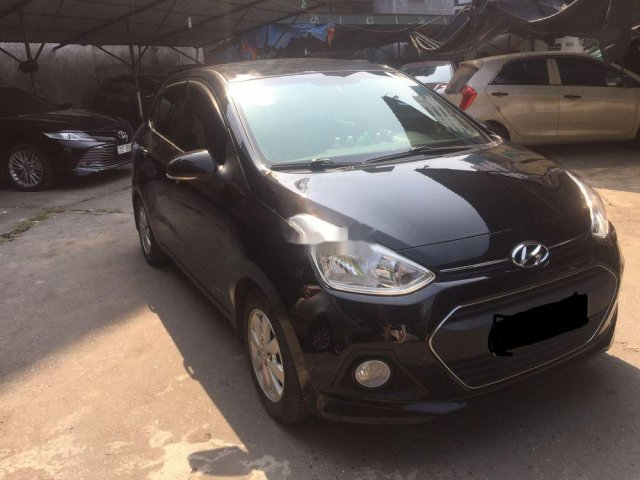 Bán Hyundai Grand i10 sản xuất 2016, màu đen, xe nhập  