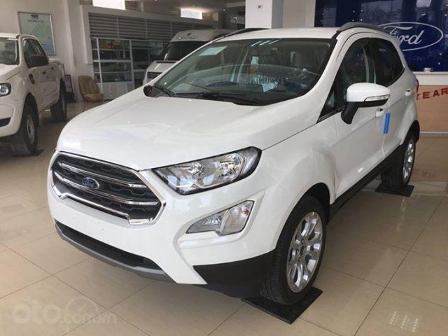 Hỗ trợ giao xe nhanh toàn quốc chiếc xe Ford Ecosport Ambient 1.5L MT, sản xuất 2019, màu trắng