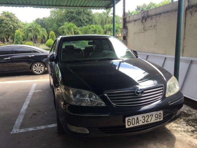 Bán Toyota Camry năm sản xuất 2003, màu đen, nhập khẩu 0