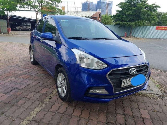 Bán Hyundai Grand i10 đời 2019, màu xanh lam, số sàn 