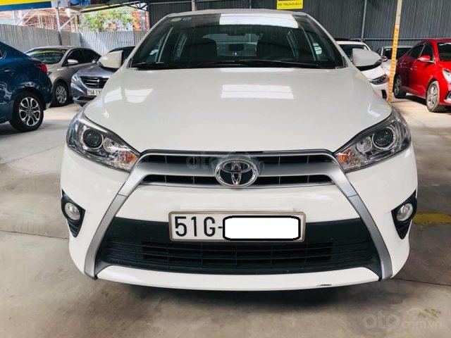 Bán xe Toyota Yaris G năm 2017, màu trắng, nhập khẩu, biển SG, 586tr