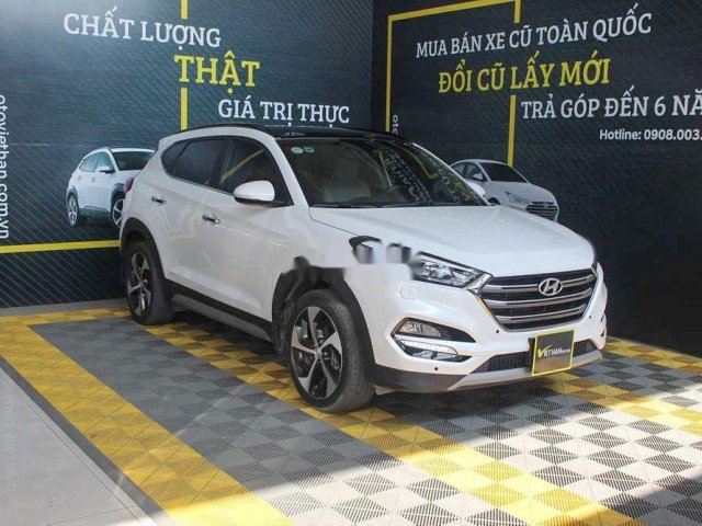 Bán xe Hyundai Tucson Turbo 1.6 AT sản xuất 2019, màu trắng