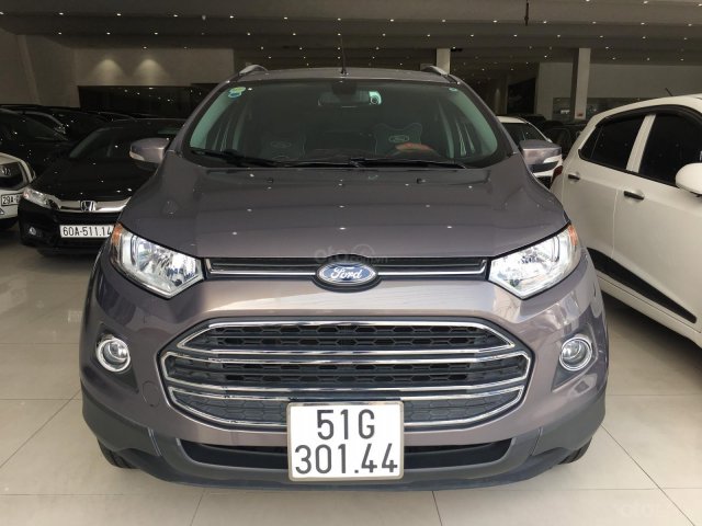 Cần bán xe Ford EcoSport Titanium 1.5P AT 2017, màu nâu, biển SG, xe đẹp