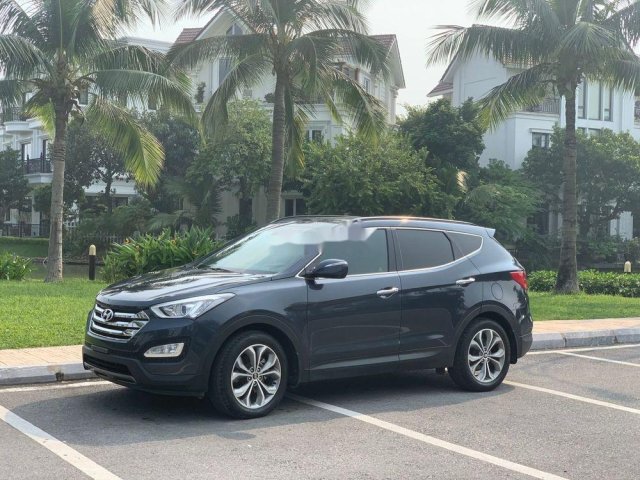 Cần bán Hyundai Santa Fe 2013, màu đen, nhập khẩu, giá tốt