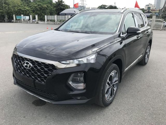 Bán ô tô Hyundai Santa Fe năm 2019, màu đen, ưu đãi hấp dẫn