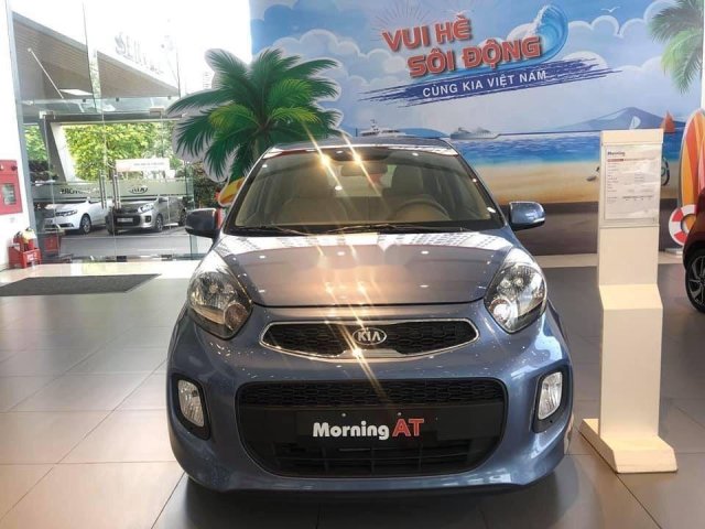 Bán xe Kia Morning 2019, màu xanh lam, giảm giá cực sốc0