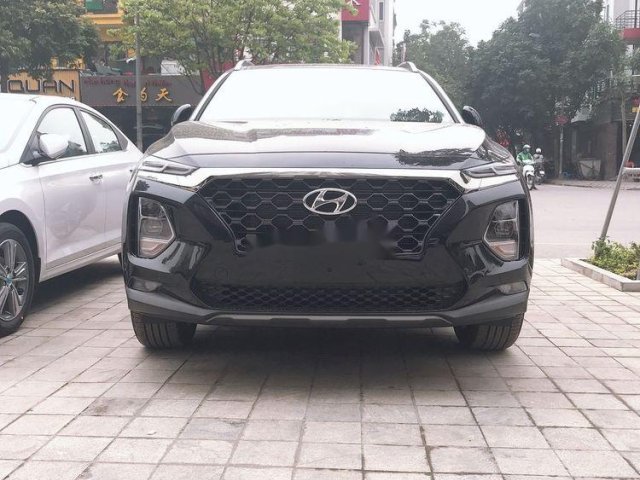 Bán Hyundai Santa Fe đời 2019, màu đen, sẵn giao ngay0