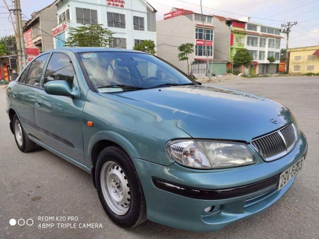 Bán Nissan Sunny sản xuất năm 2001, màu xanh lam, nhập khẩu số sàn, giá chỉ 139 triệu