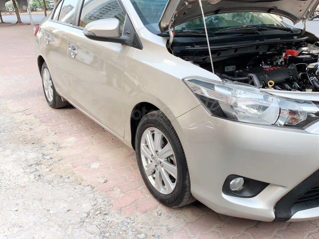 Cần bán xe ô tô Toyota Vios sản xuất 2016, màu vàng cát giá tốt 428 triệu đồng