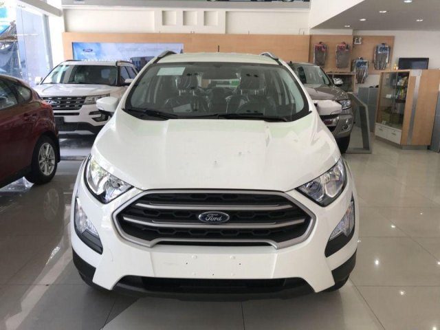 Bán Ford EcoSport Trend sản xuất 2019, màu trắng. Ưu đãi hấp dẫn0