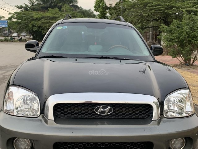 Cần bán xe Hyundai Santa Fe đời 2004, màu đen, xe nhập0