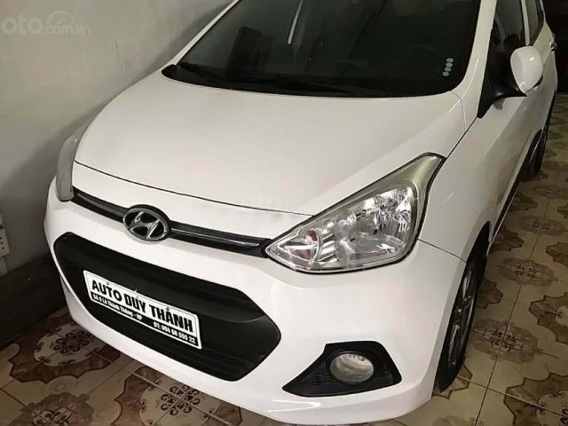 Bán Hyundai Grand i10 1.0 AT đời 2015, màu trắng, xe nhập