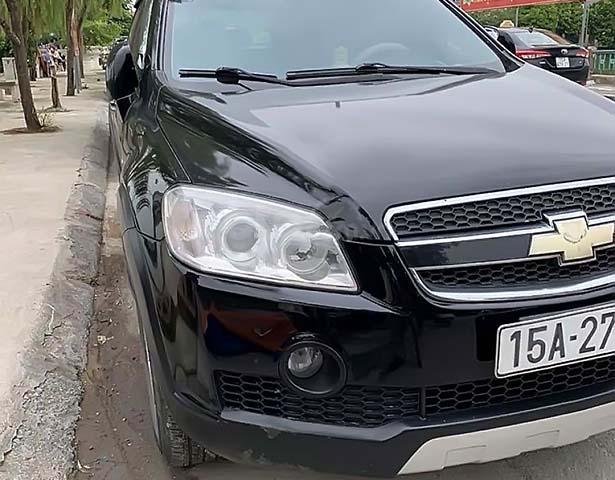 Bán ô tô Chevrolet Captiva LTZ 2.4 AT sản xuất 2007, màu đen  0