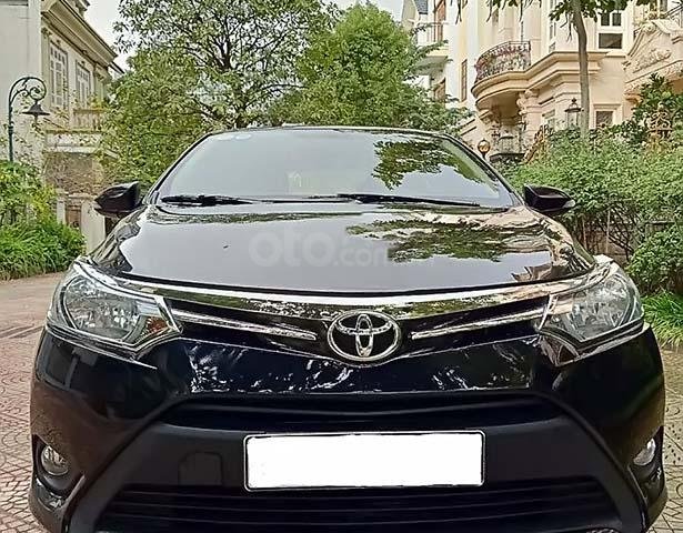 Bán Toyota Vios 1.5E 2015, màu đen, số sàn