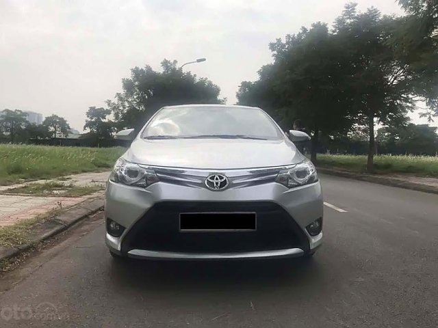 Bán xe cũ Toyota Vios 1.5G sản xuất 2017, màu bạc