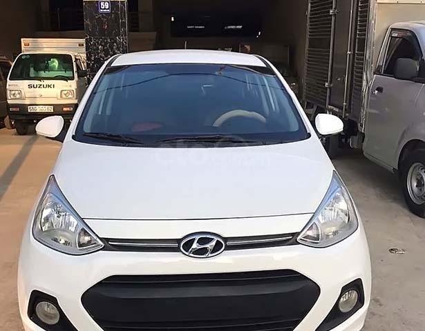 Bán Hyundai Grand i10 sản xuất năm 2015, màu trắng, nhập khẩu  