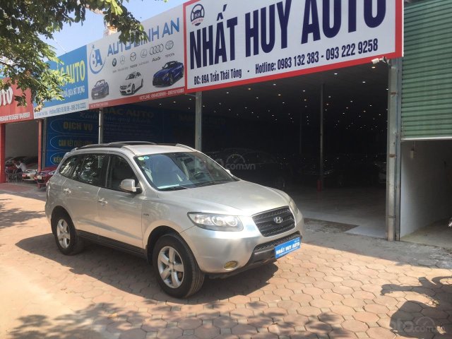 Bán Hyundai Santa Fe 2.7AT đời 2007, màu bạc, nhập khẩu0