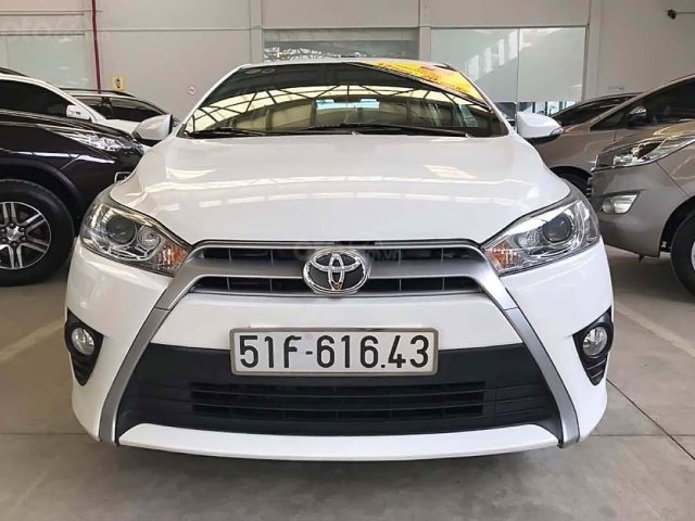 Cần bán Toyota Yaris 1.5G đời 2016, màu trắng, xe nhập, giá 590tr