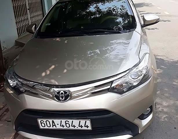 Bán Toyota Vios G năm sản xuất 2018, màu vàng, giá cạnh tranh