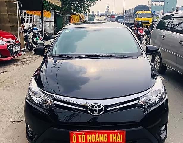 Bán Toyota Vios sản xuất 2014, màu đen số tự động xe nguyên bản0