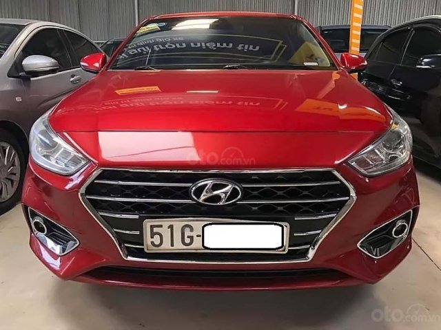 Bán Hyundai Accent 1.4MT năm sản xuất 2018, màu đỏ số sàn, 476tr0