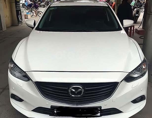 Cần bán lại xe Mazda 6 2.5 đời 2014, màu trắng chính chủ