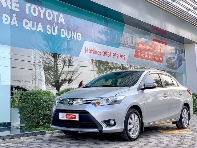 Cần bán gấp Toyota Vios 1.5G AT 2016, màu bạc giá cạnh tranh0