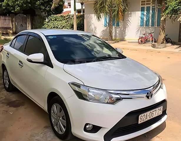 Cần bán lại xe Toyota Vios E MT sản xuất năm 2017, màu trắng xe gia đình, 418tr0