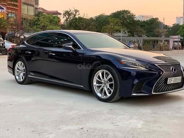 Cần bán xe Lexus LS 500h 2018, màu xanh lam, nhập khẩu0