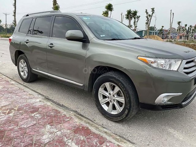 Bán Toyota Highlander SE 2.7 đời 2011, màu xanh, nhập khẩu  