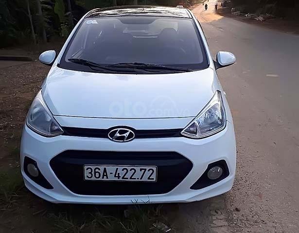 Cần bán lại xe Hyundai Grand i10 MT đời 2014, màu trắng, xe nhập 0