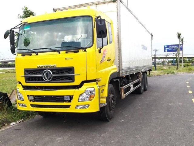 Bán xe tải Dongfeng Hoàng Huy 3 chân nhập khẩu thùng kín dài 9,7m tải 14 tấn0