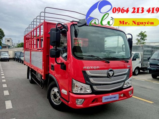 Bán Thaco Aumark Foton M4 sản xuất 2019, màu đỏ, săn xe, giao nhanh thị trường0