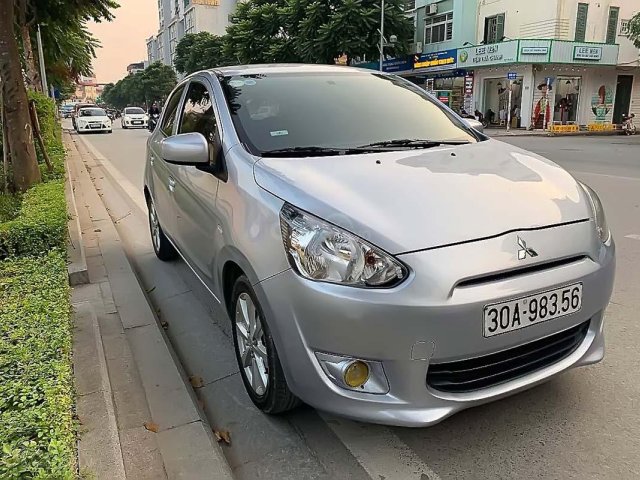 Bán Mitsubishi Mirage 1.2 MT đời 2016, màu bạc, nhập khẩu giá cạnh tranh0