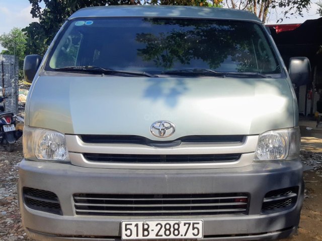 Bán Toyota Hiace tải Van máy dầu, đời 2008, vô được giờ cấm tải trong nội đô TP