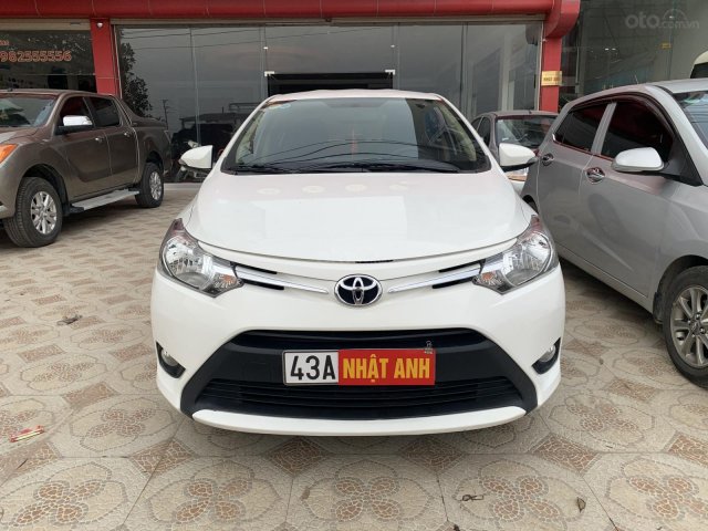 Bán xe Toyota Vios 1.5 E sản xuất 2017, màu trắng, 425 triệu