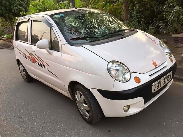 Cần bán xe Daewoo Matiz S 0.8 MT 2003, màu trắng giá cạnh tranh0