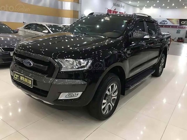 Xe Ford Ranger Wildtrak 3.2L 4x4 AT 2017, màu đen, nhập khẩu nguyên chiếc  0