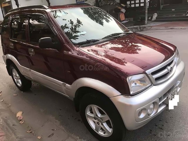 Cần bán xe Daihatsu Terios 1.3 MT 4WD sản xuất 2006, màu đỏ số sàn0