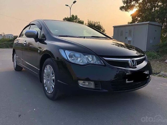 Cần bán Honda Civic đời 2008, màu đen số sàn